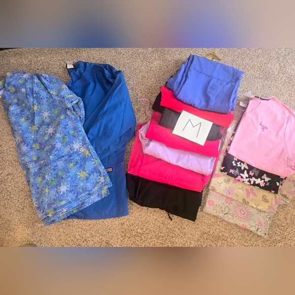 Colorful Scrub Tops Collection - Picture 1 of 4